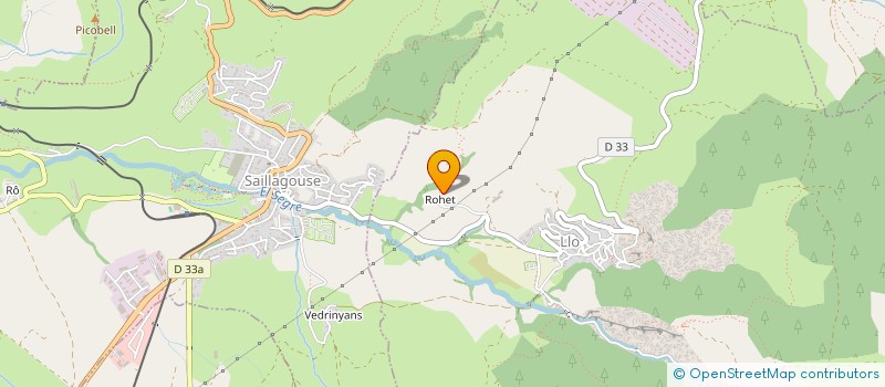 localisation de l'entreprise SYND PROD PDT CERDAGNE CAPCIR  SAILLAGOUSE