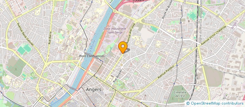 localisation de l'entreprise SYND PRODUCTEURS DE FRUITS MAINE LOIRE à ANGERS