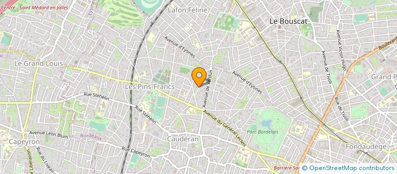 localisation de l'entreprise SYND PROF CONSEILS JURIDI FISCAUX FRANCE à BORDEAUX