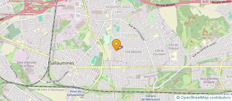 localisation de l'entreprise SYND PROF MASSEURS KINE REEDUC à NOYELLES-SOUS-LENS