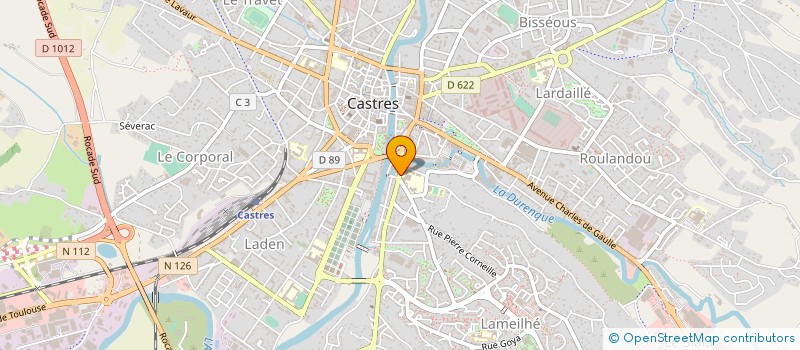 localisation de l'entreprise SYND PROF MISSIONNAIRES EMILIE VILLENEUV  CASTRES