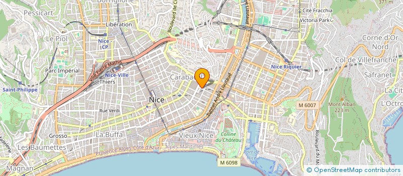 localisation de l'entreprise SYND PROF REVENDEURS MAR FLEURS SALEYA à NICE