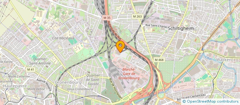 localisation de l'entreprise SYND PROFESS BETAIL ET VIANDES à STRASBOURG