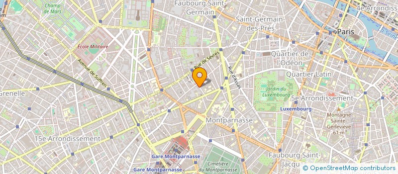 localisation de l'entreprise SYND PROFESS MISSIONN OCEANIE  PARIS