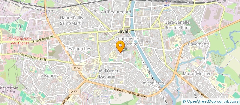 localisation de l'entreprise SYND PROPRIETAIRE FORESTIER SYVICULTEUR à LAVAL
