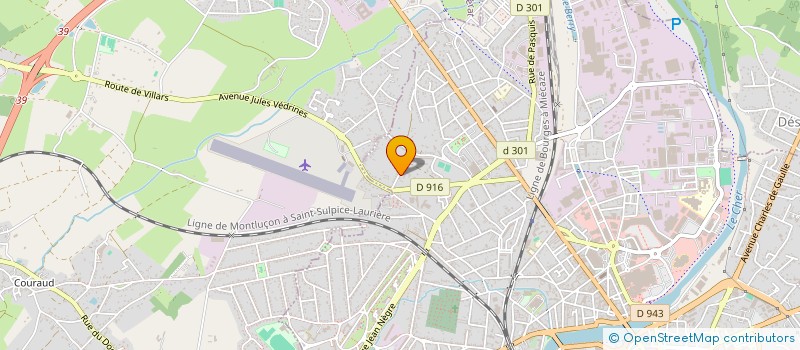 localisation de l'entreprise SYND PROPRIETAIRES 8 R DE LA COOPERATION à MONTLUCON