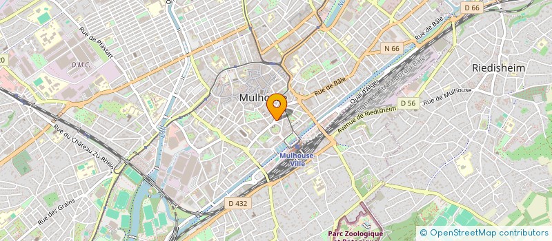 localisation de l'entreprise SYND PROPRIETAIRES COPROPR MULHOUSE ENV  MULHOUSE