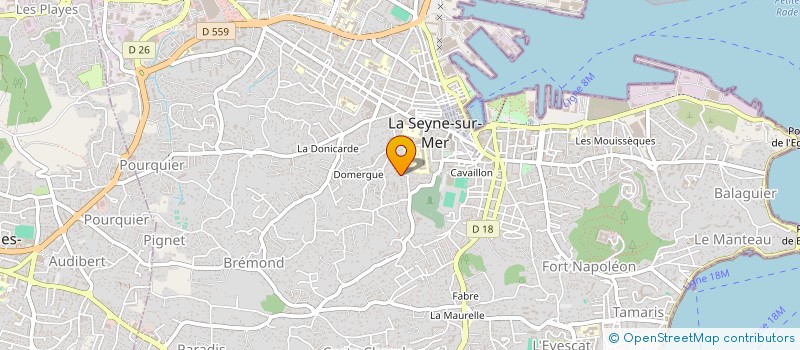 localisation de l'entreprise SYND QUATRE MOULINS à LA SEYNE-SUR-MER
