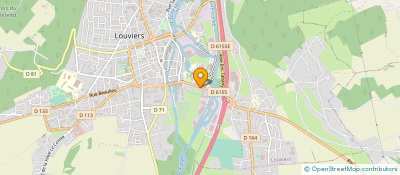 localisation de l'entreprise SYND REG DES ORTHOPHONISTES DE NORMANDIE à LOUVIERS