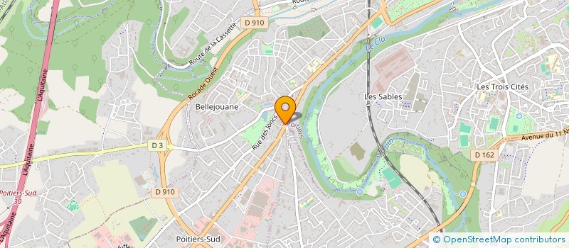 localisation de l'entreprise SYND REGIONAL CFDT DES SERVICES POITOU    CHARENTES à ANGOULEME