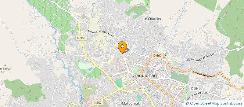 localisation de l'entreprise SYND REINE JEANNE  DRAGUIGNAN