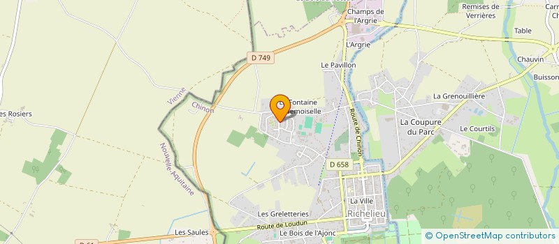 localisation de l'entreprise SYND RES 10 RUE DU PUITS DE LA ROCHE  RICHELIEU