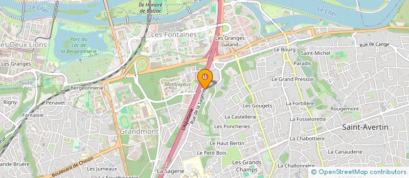 localisation de l'entreprise SYND RES BOIS SOLEIL  SAINT-AVERTIN