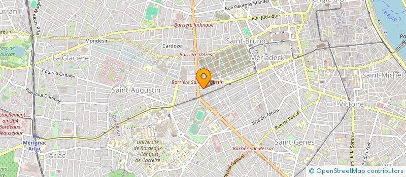 localisation de l'entreprise SYND RES COP LES VERDIERS  BORDEAUX