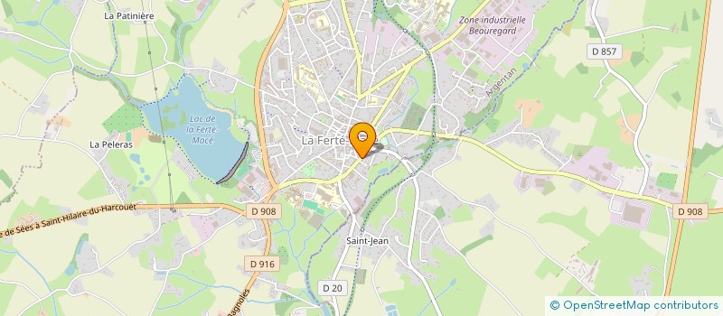 localisation de l'entreprise SYND RES LEFOULON GASTON à LA FERTE MACE