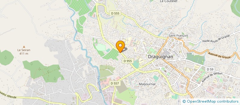 localisation de l'entreprise SYND RES MARTEL  DRAGUIGNAN