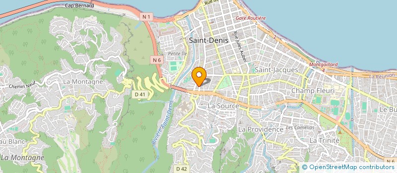 localisation de l'entreprise SYND RES TOURETTE I à SAINT-DENIS