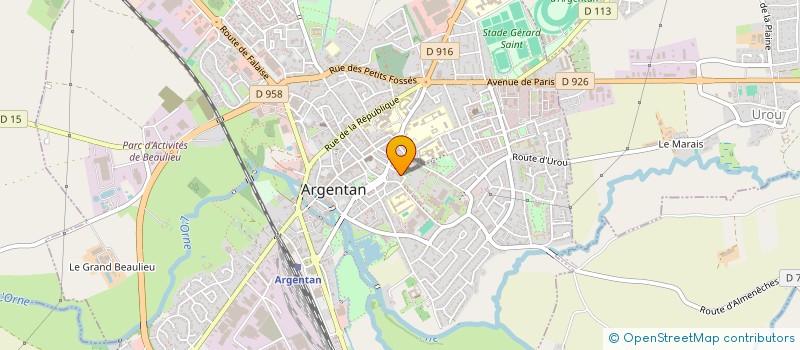 localisation de l'entreprise SYND RES VERDUN  ARGENTAN