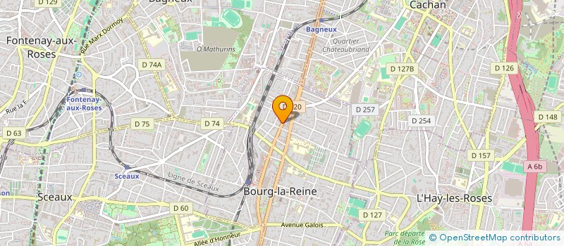 localisation de l'entreprise SYND RESIDENCE CECILE VALLET à BOURG-LA-REINE