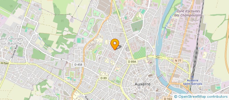 localisation de l'entreprise SYND RESIDENCE HENRY JOLY  AUXERRE