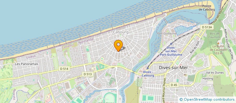 localisation de l'entreprise SYND RESIDENCE JACQUELINE  CABOURG