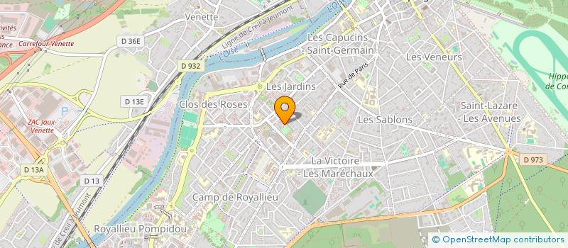 localisation de l'entreprise SYND RESIDENCE JEANNE D ARC  COMPIEGNE