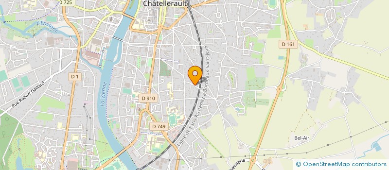 localisation de l'entreprise SYND RESIDENCE JEANNE DE TARGE  CHATELLERAULT