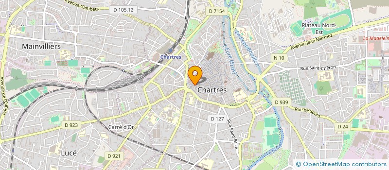 localisation de l'entreprise SYND RESIDENCE LES HAUTES BORNES à CHARTRES