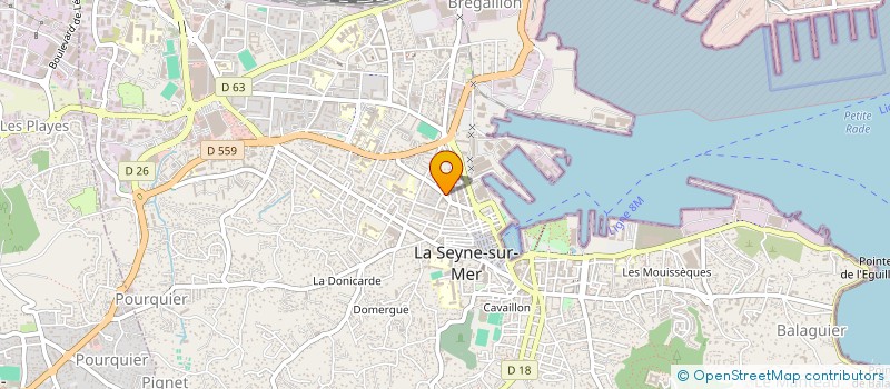 localisation de l'entreprise SYND SAINT MARC à LA SEYNE-SUR-MER