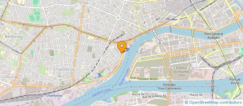 localisation de l'entreprise SYND SALORGES à NANTES
