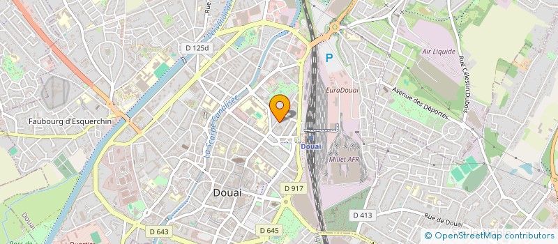 localisation de l'entreprise SYND SCARPE ESCAUT DES COMMERC NON SEDEN à DOUAI
