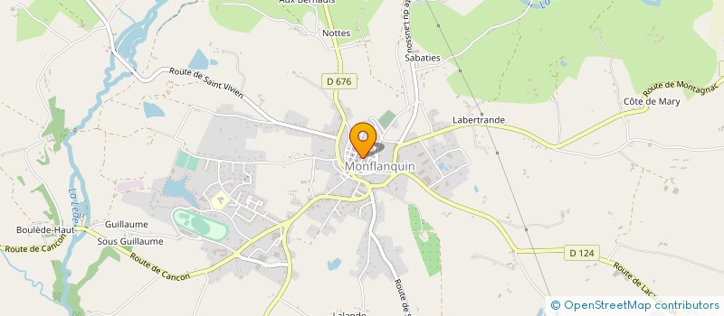 localisation de l'entreprise SYND SCOLAIRE LA HAUTE VALLEE DE LA LEDE à PAULHIAC