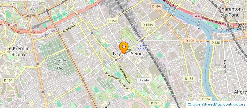 localisation de l'entreprise SYND SNIES UNSA EDUCATION  IVRY-SUR-SEINE