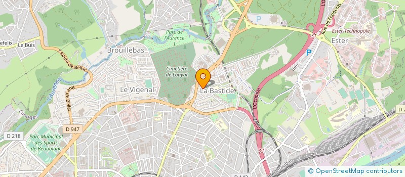 localisation de l'entreprise SYND TAXIS DE LA HV à LIMOGES