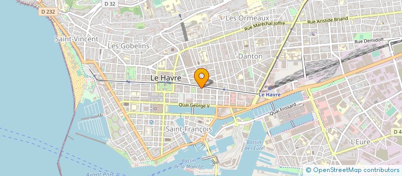 localisation de l'entreprise SYND TRANSIT COMISSI DOUANE HAVRE & R... à LE HAVRE