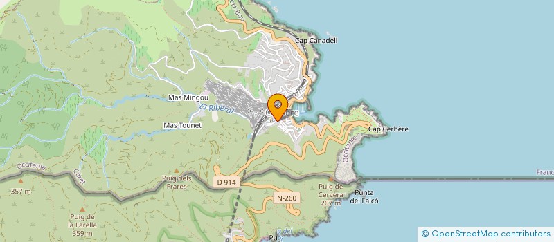 localisation de l'entreprise SYND TRANSIT COMMISS EN DOUANE à CERBERE