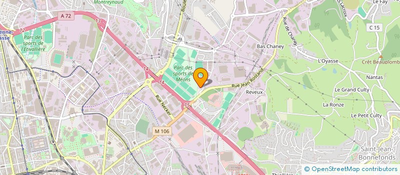 localisation de l'entreprise SYND TRANSP ROUTIERS LOIRE  SAINT-ETIENNE