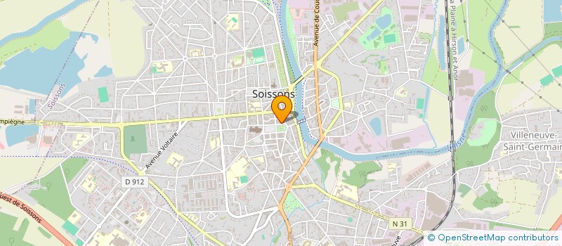 localisation de l'entreprise SYND TRANSPORTS ROUTIERS AISNE à SOISSONS