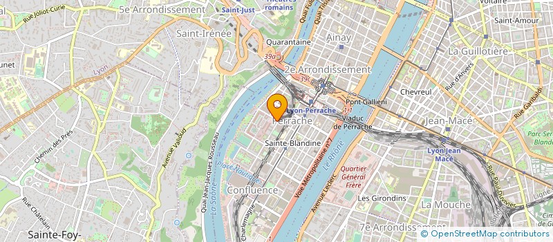 localisation de l'entreprise SYND TRPTS DENREES PERISSABLES  LYON