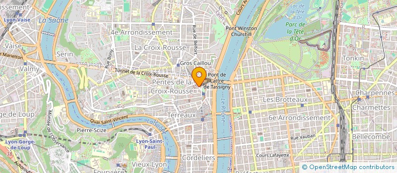 localisation de l'entreprise SYND.UNION COPROP.14 MTE ST SEBASTIEN à LYON