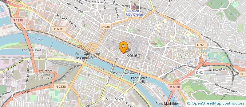 localisation de l'entreprise SYND UNION NATIONALE CADRES MAITRISE à ROUEN