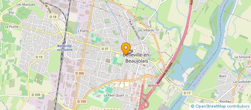 localisation de l'entreprise SYND URBANISME LA REGION DE BELLEVILLE à BELLEVILLE-EN-BEAUJOLAIS