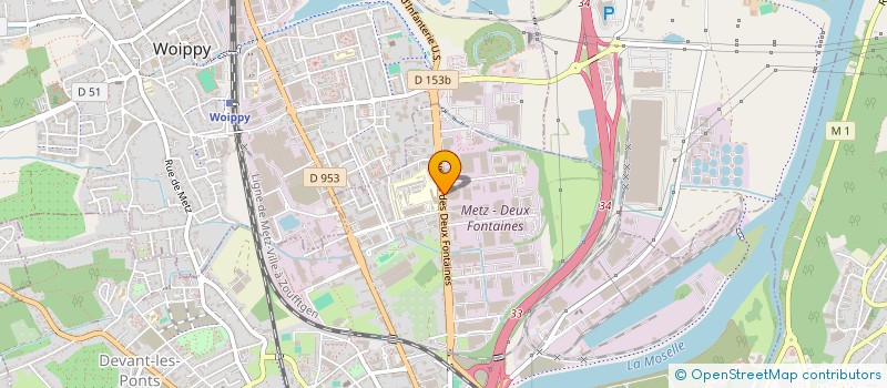 localisation de l'entreprise SYND USAGERS ZONE COMMERC IND METZ ...  METZ