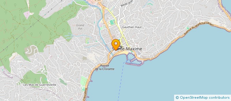 localisation de l'entreprise SYND VACANCERAIE à SAINTE-MAXIME