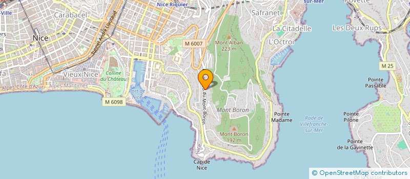 localisation de l'entreprise SYND VILLA BELLE RIVE à NICE
