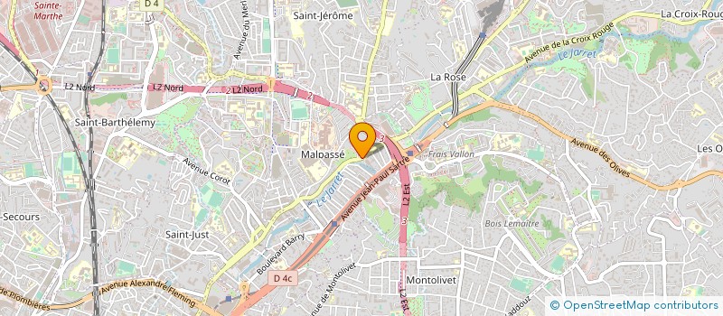 localisation de l'entreprise SYND VILLA BRUNETTE à MARSEILLE