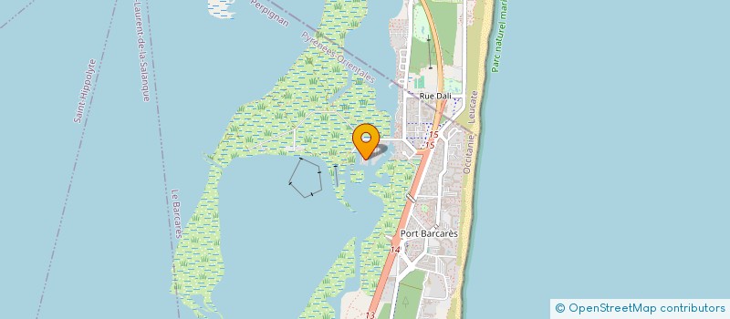 localisation de l'entreprise SYND YACHTING  LE BARCARES