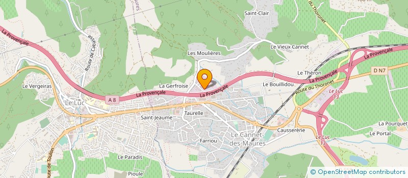 localisation de l'entreprise SYND ZAC DU ROUDAI  FLASSANS-SUR-ISSOLE