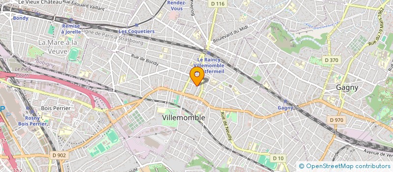 localisation de l'entreprise SYNDA à VILLEMOMBLE