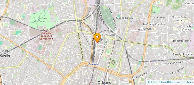localisation de l'entreprise SYNDEP DETECTIVES PRIVES à ORLEANS